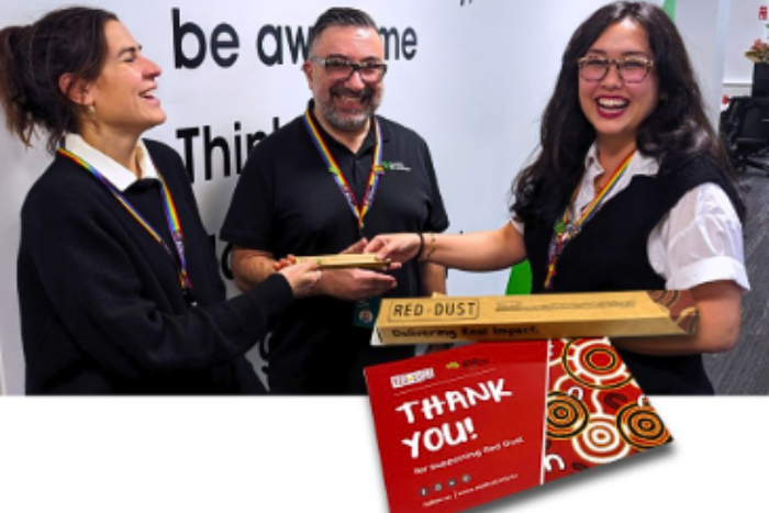 Aussie Broadband employees during National Reconciliation Week 2024