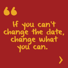 January 26: If you can’t change the date, change what you can.