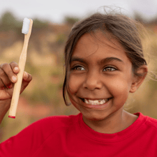 Say Werte To The Red Dust Toothbrush