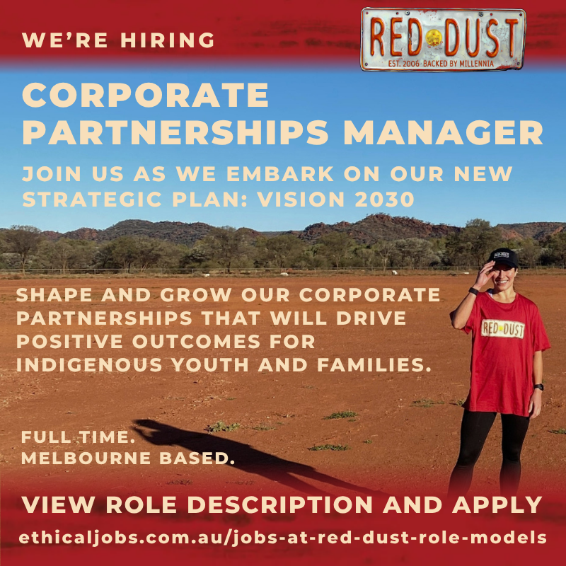 JOB AD Corporate Partnerships Manager