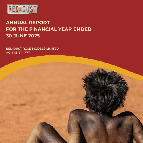 Red Dust FY25 Audited Financial Report Cover