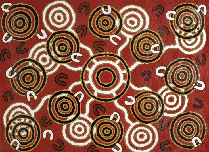 Walking forward together painting
