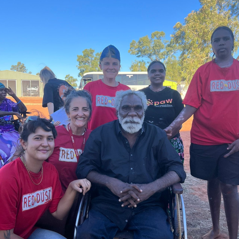 Ned Hargraves with the Red Dust Team-1