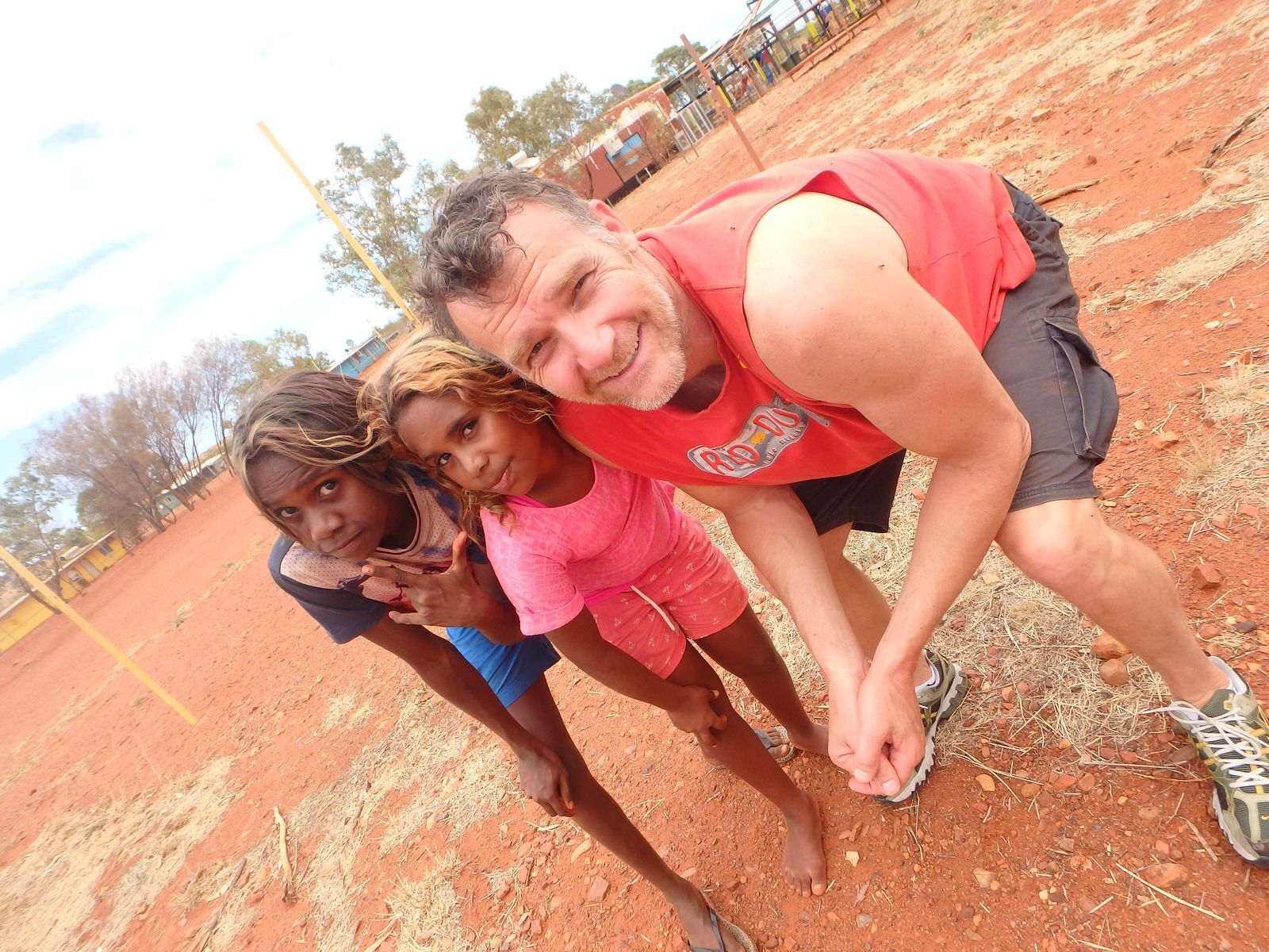 Red Dust 20 Years Strong Day 1 Wheeler with youth