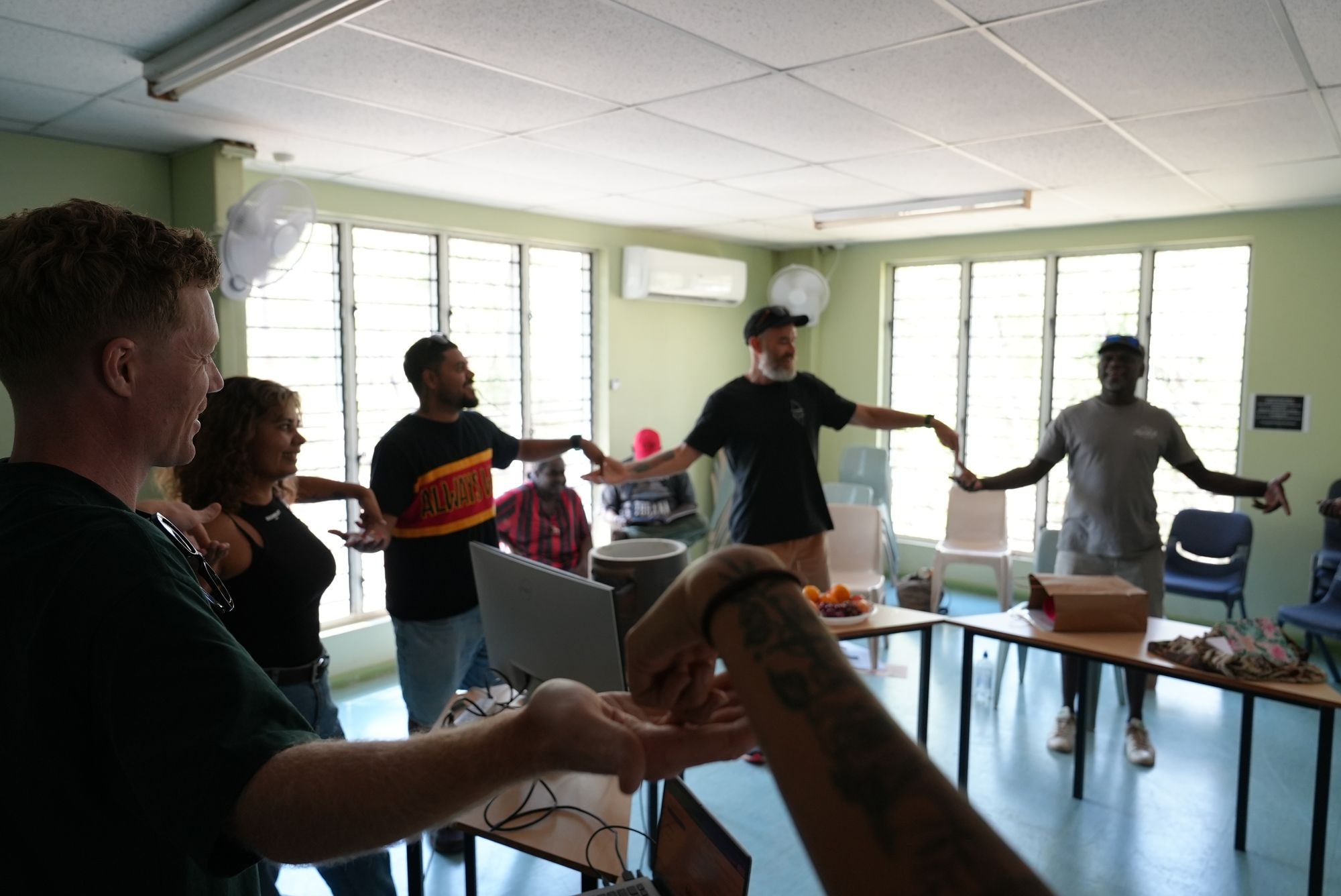 Red Dust team workshop Larrakia